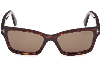 Solglasögon Tom Ford Mikel FT1085 52H Polarized Fyrkantig Havana