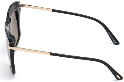 Solglasögon Tom Ford FT0822 01D Polarized Fyrkantig Svart