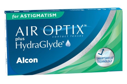 Kontaktlinser Månadsvis  Air Optix plus HydraGlyde för Astigmatism (6 linser)