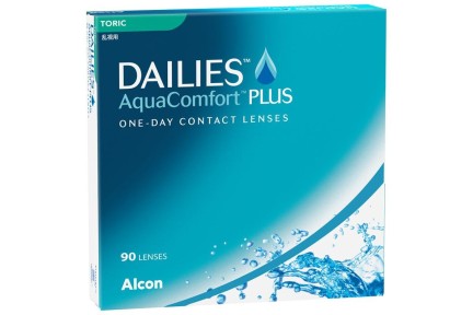 Kontaktlinser Daglig  Dailies AquaComfort Plus Toric (90 linser)