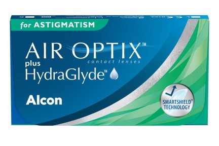 Kontaktlinser Månadsvis  Air Optix plus HydraGlyde för Astigmatism (6 linser)