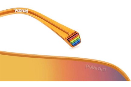 Solglasögon Polaroid PLD6222/S L7Q/OZ Polarized Enkel Lins | Shield Orange