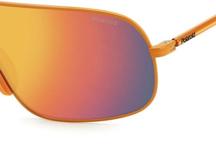 Solglasögon Polaroid PLD6222/S L7Q/OZ Polarized Enkel Lins | Shield Orange