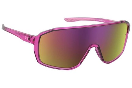 Solglasögon Under Armour UAGAMEDAYJR 3DV/34 Enkel Lins | Shield Rosa