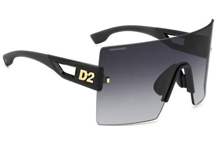 Solglasögon Dsquared2 D20126/S 807/9O Enkel Lins | Shield Svart