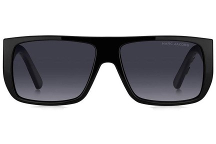 Solglasögon Marc Jacobs MARCLOGO096/S 80S/9O Flat Top Svart