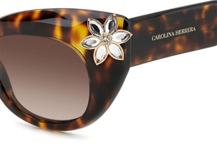 Solglasögon Carolina Herrera HER0215/S 086/HA Cat Eye Havana