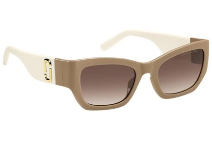 Solglasögon Marc Jacobs MARC723/S 10A/HA Rektangulära Beige