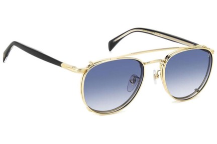 Glasögon David Beckham DB1144/CS RHL/Z7 Polarized Runda Guld