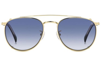 Glasögon David Beckham DB1144/CS RHL/Z7 Polarized Runda Guld