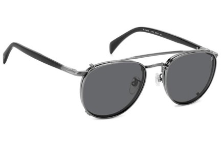 Glasögon David Beckham DB1144/CS KJ1/M9 Polarized Runda Grå