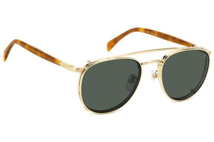 Glasögon David Beckham DB1144/CS 0NR/UC Polarized Runda Guld