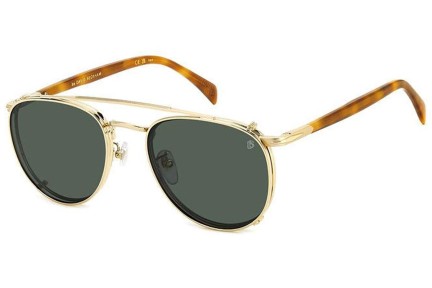 Glasögon David Beckham DB1144/CS 0NR/UC Polarized Runda Guld