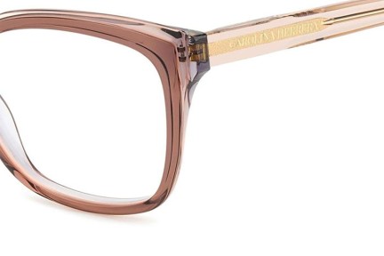 Glasögon Carolina Herrera HER0252 TUI Rektangulära Beige