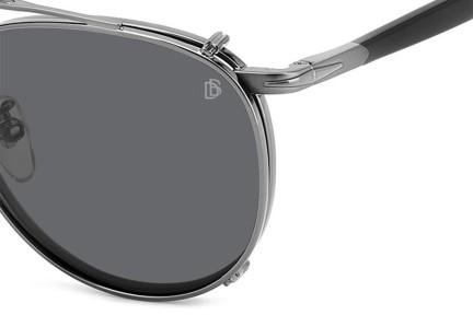 Glasögon David Beckham DB1144/CS KJ1/M9 Polarized Runda Grå