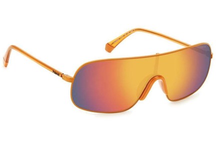 Solglasögon Polaroid PLD6222/S L7Q/OZ Polarized Enkel Lins | Shield Orange