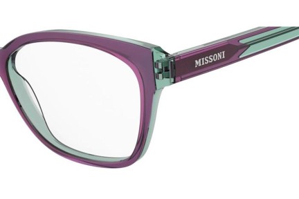 Glasögon Missoni MIS0183 0T7 Rektangulära Lila