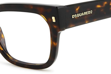 Glasögon Dsquared2 D20129 086 Rektangulära Havana