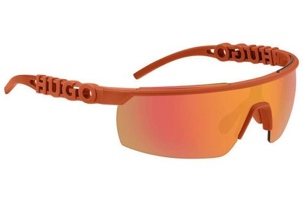 Solglasögon HUGO HG1284/S L7Q/UW Enkel Lins | Shield Orange