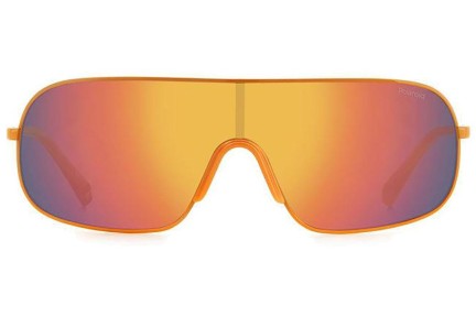 Solglasögon Polaroid PLD6222/S L7Q/OZ Polarized Enkel Lins | Shield Orange