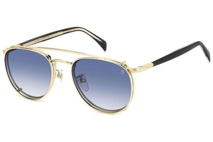 Glasögon David Beckham DB1144/CS RHL/Z7 Polarized Runda Guld