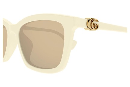 Solglasögon Gucci GG1596SK 002 Rektangulära Beige