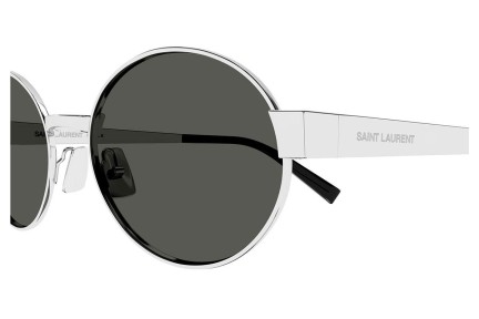 Solglasögon Saint Laurent SL692 002 Runda Silver