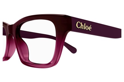 Glasögon Chloe CH0242O 007 Rektangulära Röd