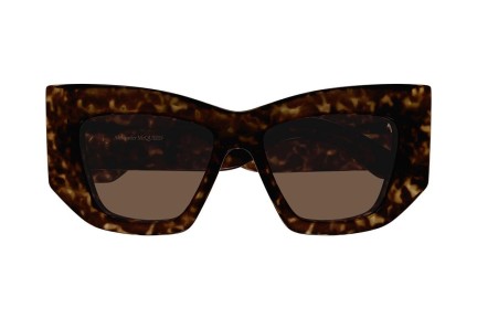 Solglasögon Alexander McQueen AM0448S 002 Cat Eye Havana