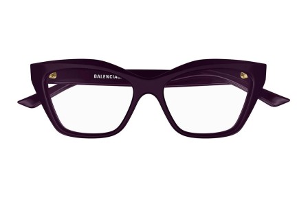 Glasögon Balenciaga BB0342O 007 Cat Eye Lila