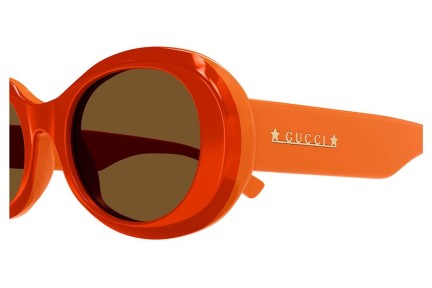 Solglasögon Gucci GG1587S 003 Runda Orange