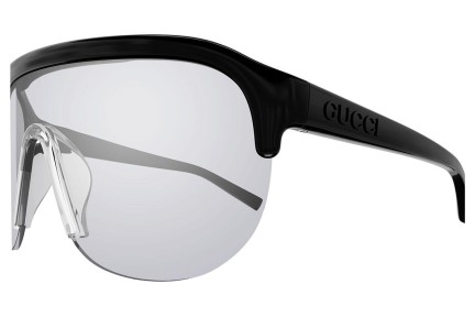 Solglasögon Gucci GG1645S 003 Enkel Lins | Shield Svart