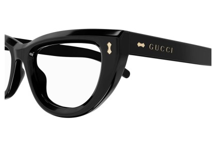 Glasögon Gucci GG1521O 001 Cat Eye Svart