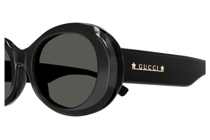 Solglasögon Gucci GG1587S 001 Runda Svart