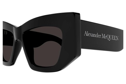 Solglasögon Alexander McQueen AM0448S 001 Cat Eye Svart