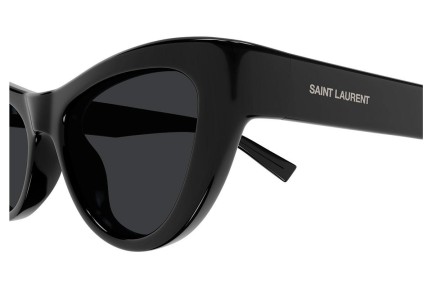 Solglasögon Saint Laurent SL676 001 Cat Eye Svart