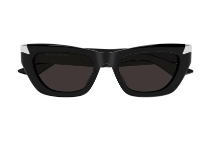 Solglasögon Alexander McQueen AM0440SA 001 Cat Eye Svart