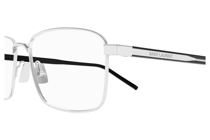 Glasögon Saint Laurent SL666 004 Rektangulära Silver