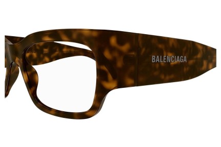 Glasögon Balenciaga BB0332O 002 Fyrkantig Havana