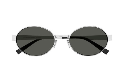 Solglasögon Saint Laurent SL692 002 Runda Silver