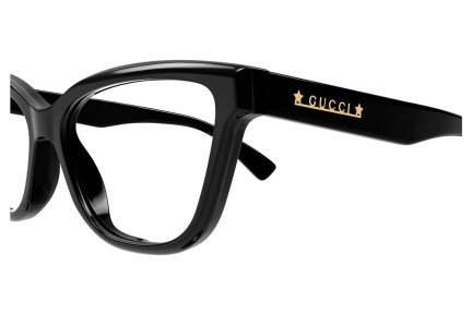 Glasögon Gucci GG1589O 001 Cat Eye Svart