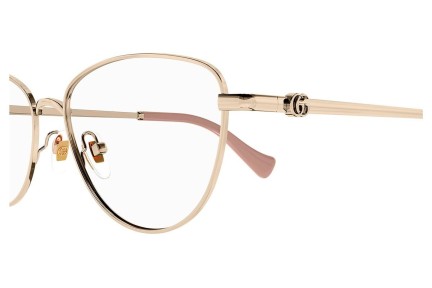 Glasögon Gucci GG1595O 002 Cat Eye Guld