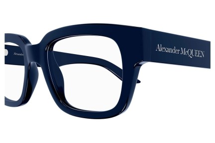 Glasögon Alexander McQueen AM0454O 003 Fyrkantig Blå