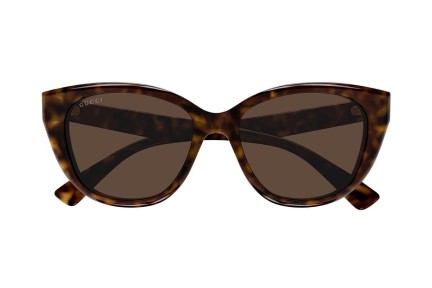 Solglasögon Gucci GG1588S 002 Cat Eye Havana