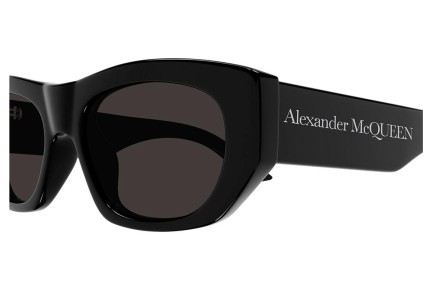 Solglasögon Alexander McQueen AM0450S 001 Rektangulära Svart