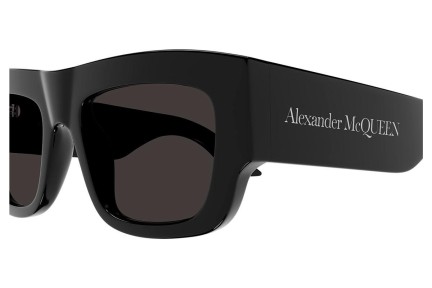 Solglasögon Alexander McQueen AM0449S 001 Rektangulära Svart