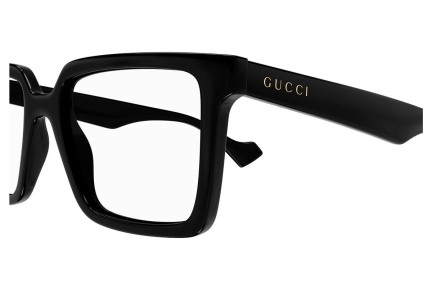 Glasögon Gucci GG1540O 005 Fyrkantig Svart