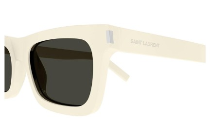 Solglasögon Saint Laurent SL461BETTY 020 Rektangulära Beige