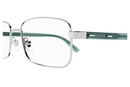 Glasögon Gucci GG1586O 003 Fyrkantig Silver