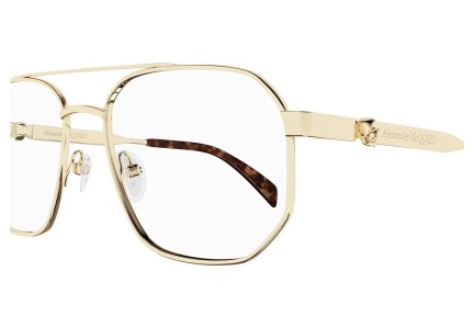 Glasögon Alexander McQueen AM0459O 002 Pilot Guld